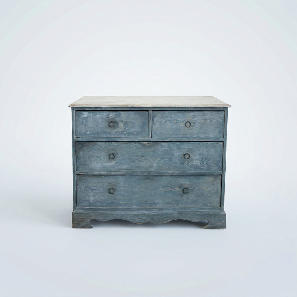antique blue dresser 19C South of France Blue Painted Chest – Mckee & Co store
